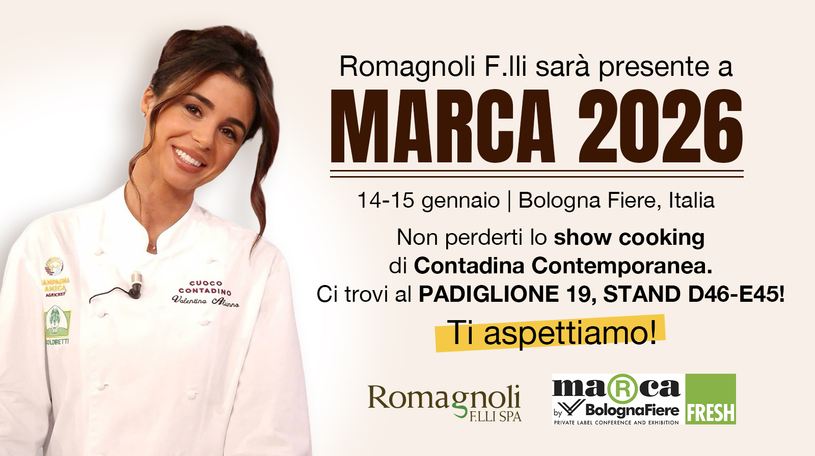 Dalla terra alla fiera: Romagnoli F.lli partecipa a Marca